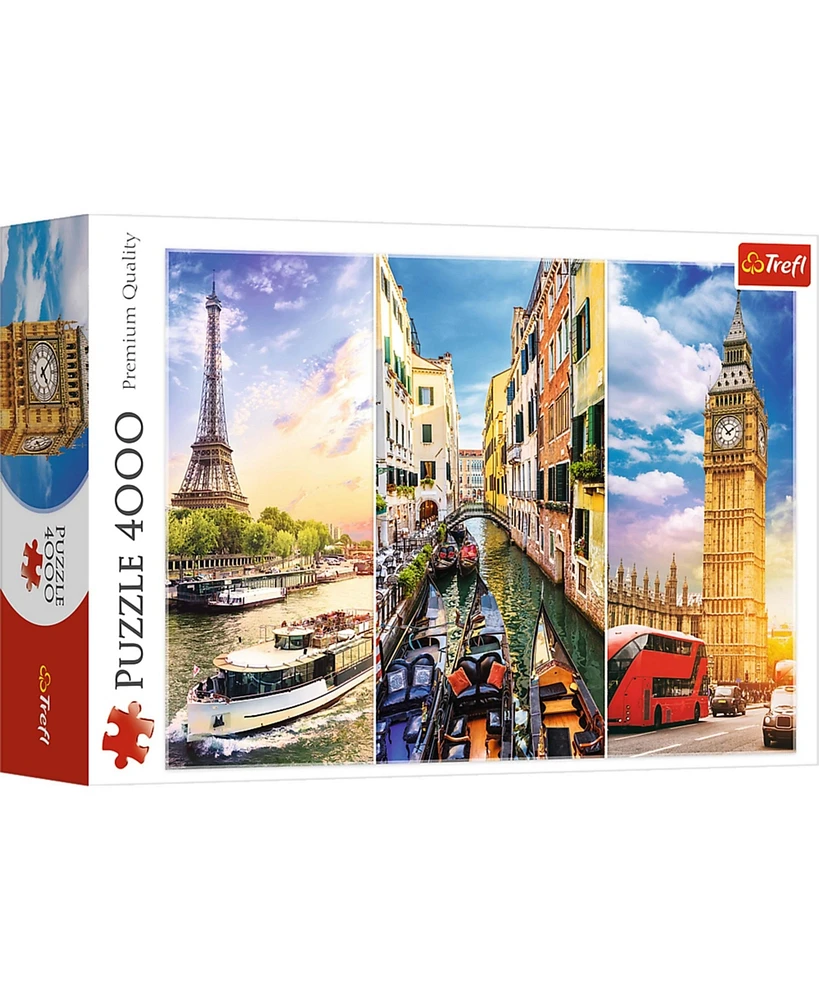 Trefl Red 4000 Piece Puzzle - Trip around Europe