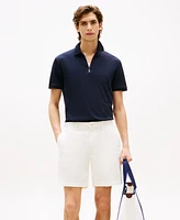 Tommy Hilfiger Men's Regular-Fit Interlock Zip Polo Shirt