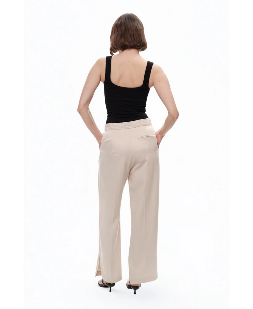 Nocturne Women's Slit Detailed Pants