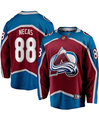Fanatics Men's Martin Necas Burgundy Colorado Avalanche Breakaway Player Jersey