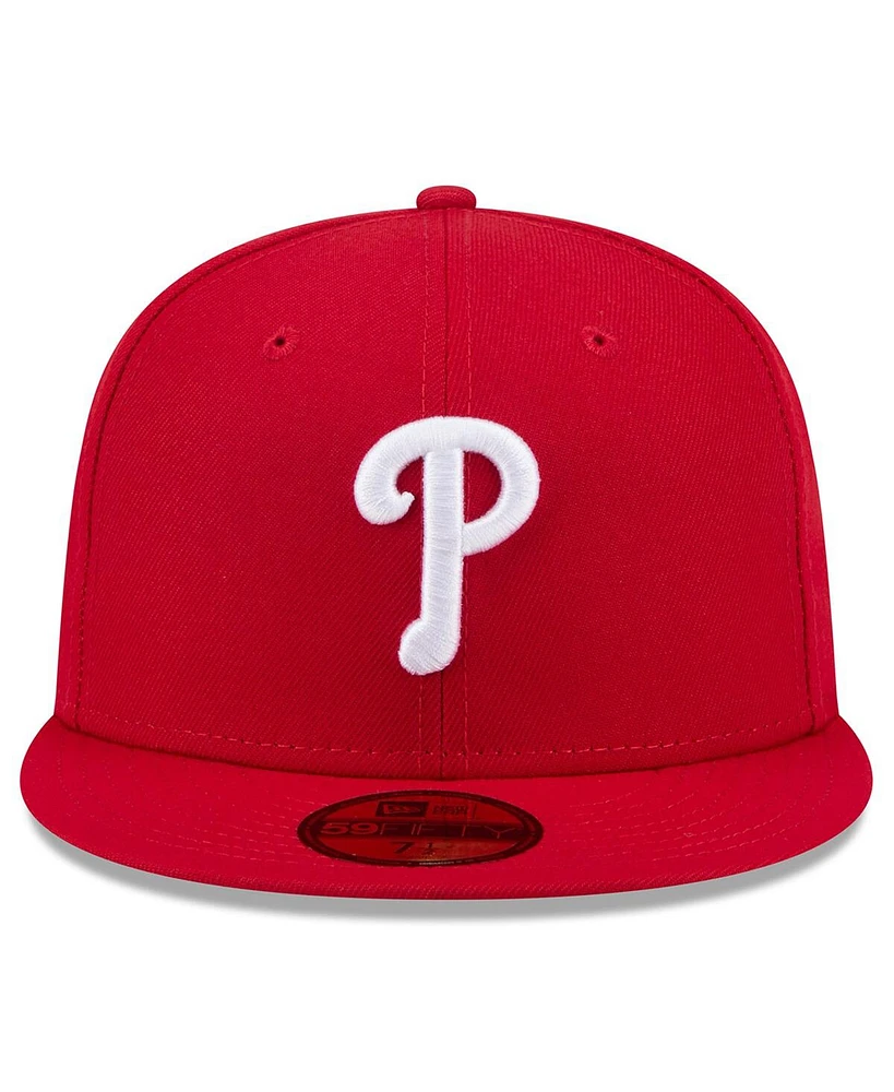 New Era Men's Red Philadelphia Phillies 2025 Jackie Robinson Day 59FIFTY Fitted Hat