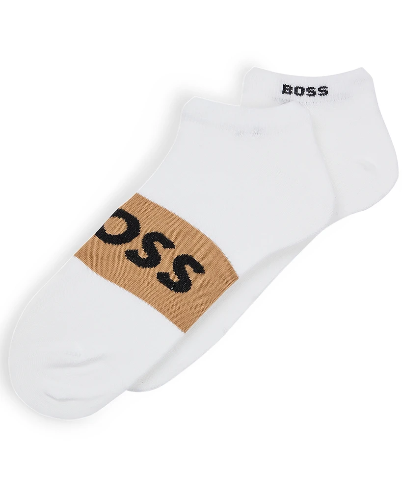 Boss by Hugo Men's Ankle-Length Two-Pack Socks