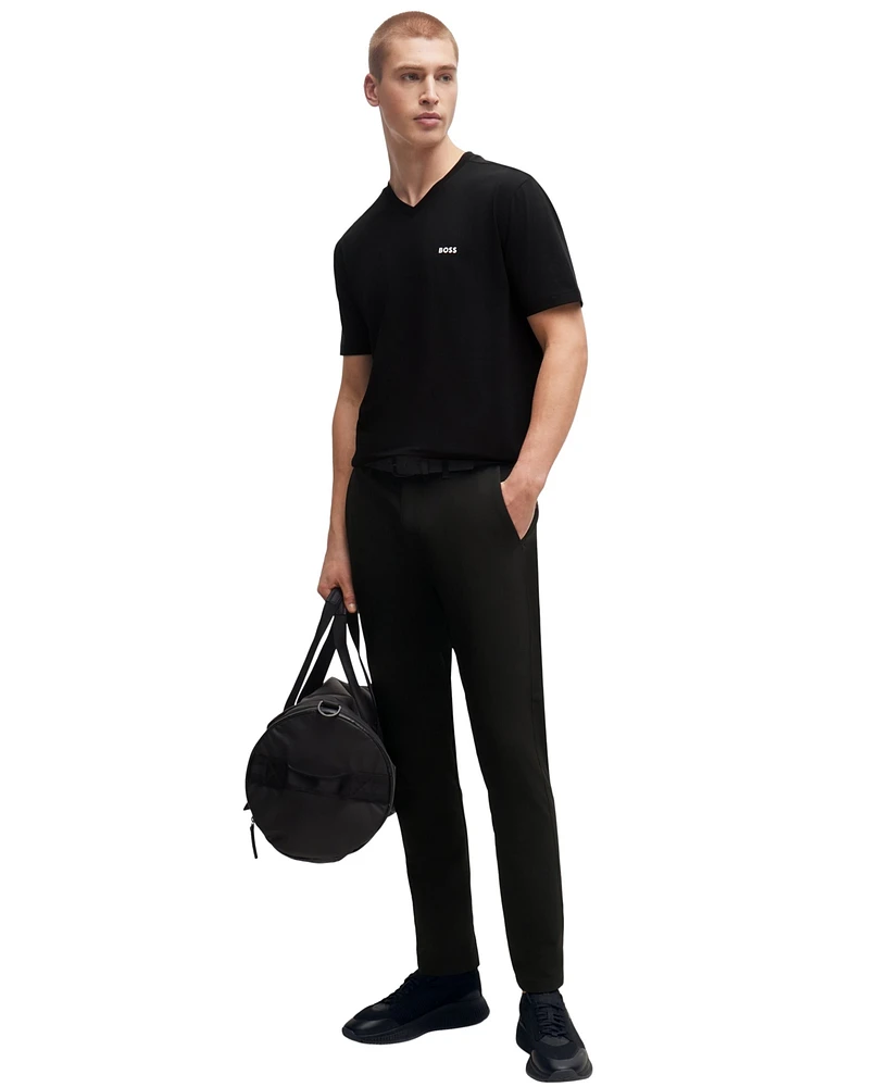 Boss by Hugo Men's Contrast Logo Regular-Fit T-Shirt