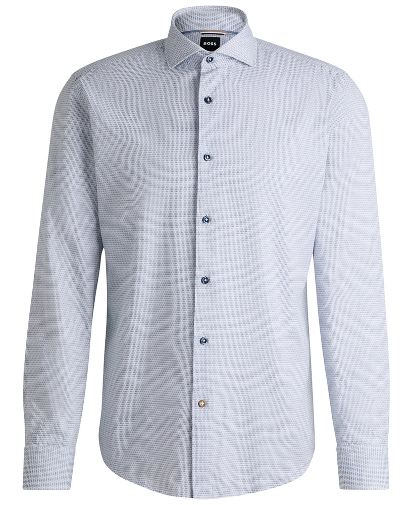 Boss by Hugo Boss Men's Spread Collar Casual-Fit Dress Shirt