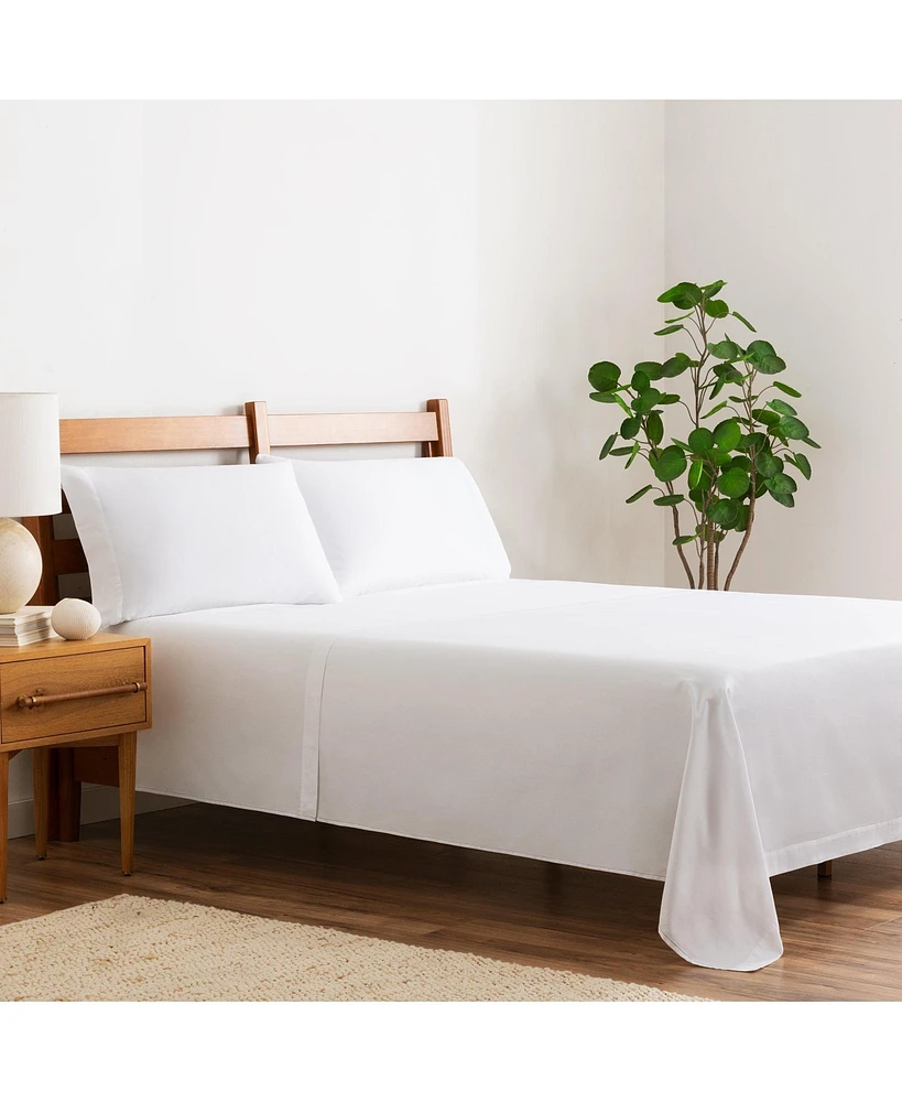 Host & Home Cotton Sateen Pillowcases (12 Pack), White, 300 Thread Count
