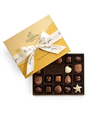 Godiva Assorted Milk Chocolate Gift Box with Thank You Ribbon
