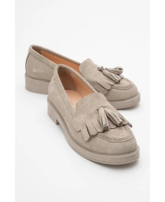 Milly Leather Tassel Loafers