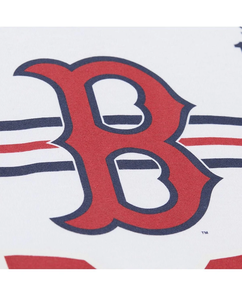 Mitchell & Ness Men's White Boston Red Sox Cooperstown Collection Team Origins Premium T-Shirt