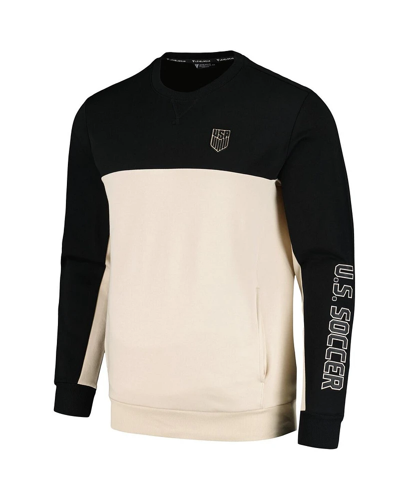 LevelWear Men's Black Usmnt Legacy Pullover Sweatshirt