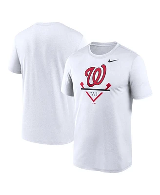 Nike Men's White Washington Nationals Icon Legend Performance T-Shirt