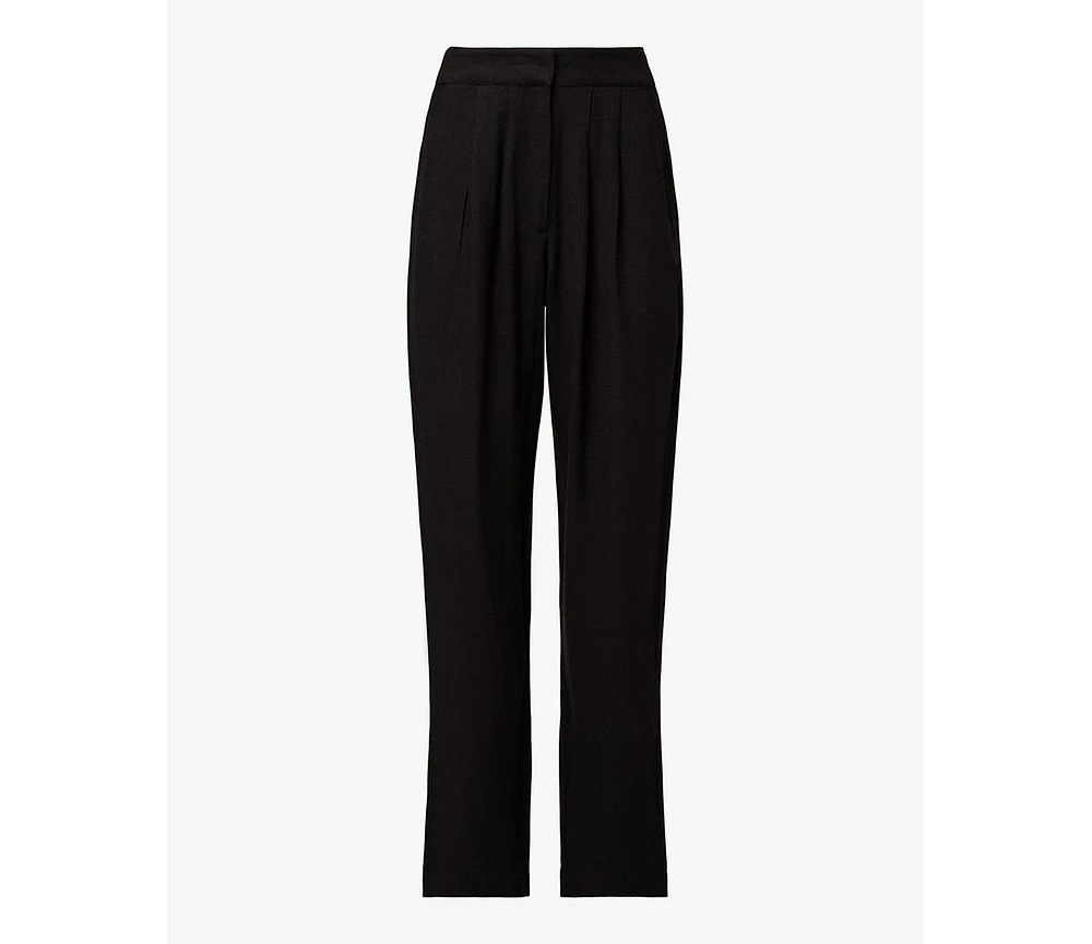 WeWoreWhat Women's Silky Trouser Pant