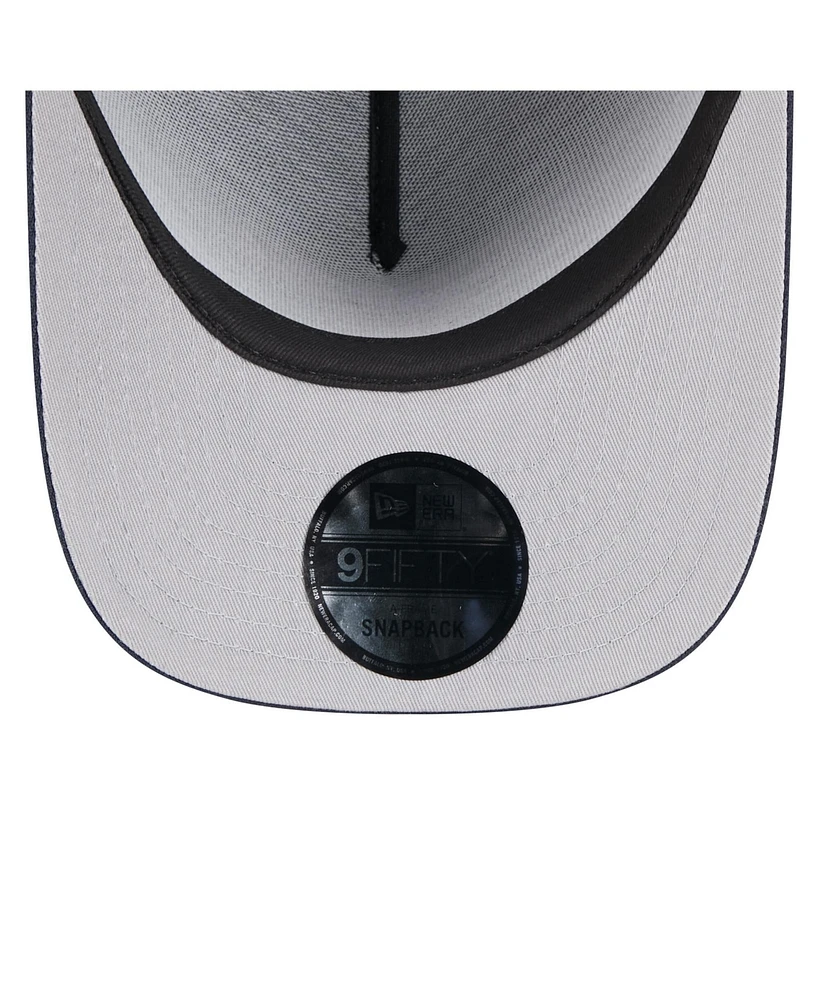 New Era Men's Black/Navy Chicago Bears 2025 Nfl Draft A-Frame 9FIFTY Snapback Hat