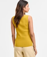 Tahari Asl Women's Sleeveless Sweater Tank Top