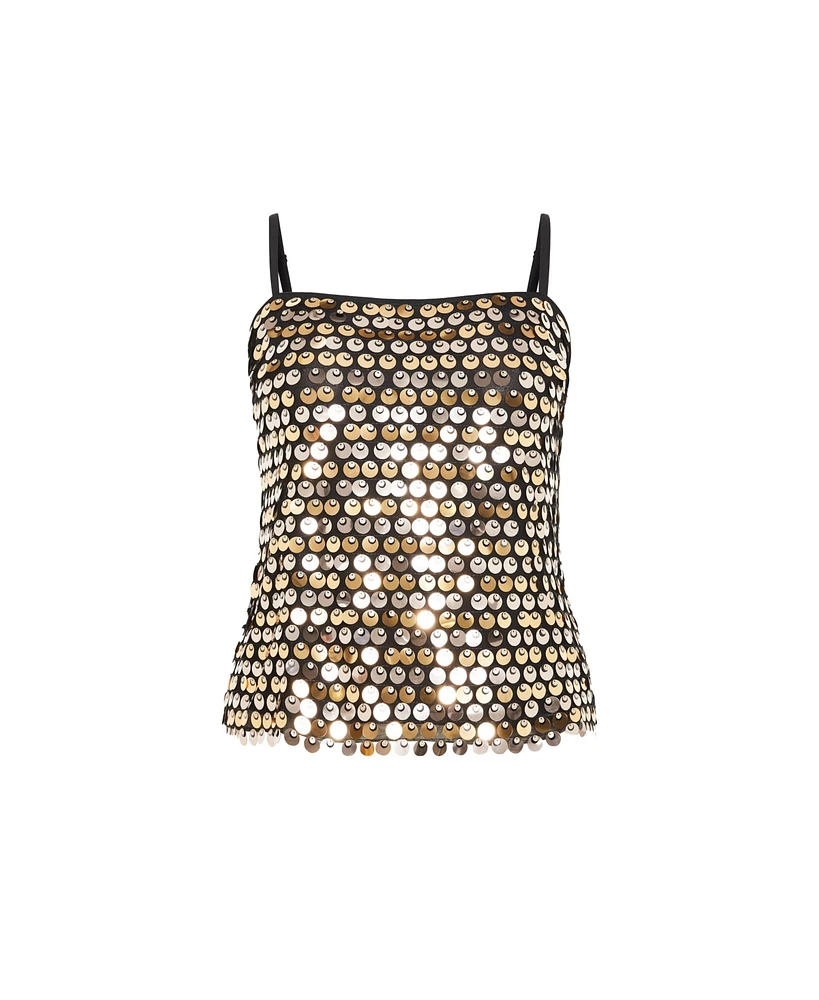 City Chic Plus Disco Top