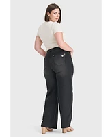 Freddy Women's High Waisted Wide Leg Jeans