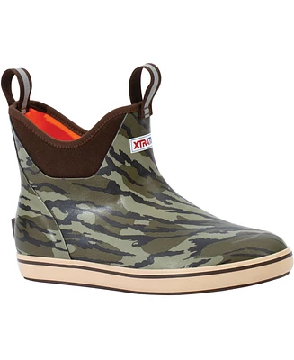 Xtratuf Men's 6 Mossy Oak Bottomland Ankle Deck Boot