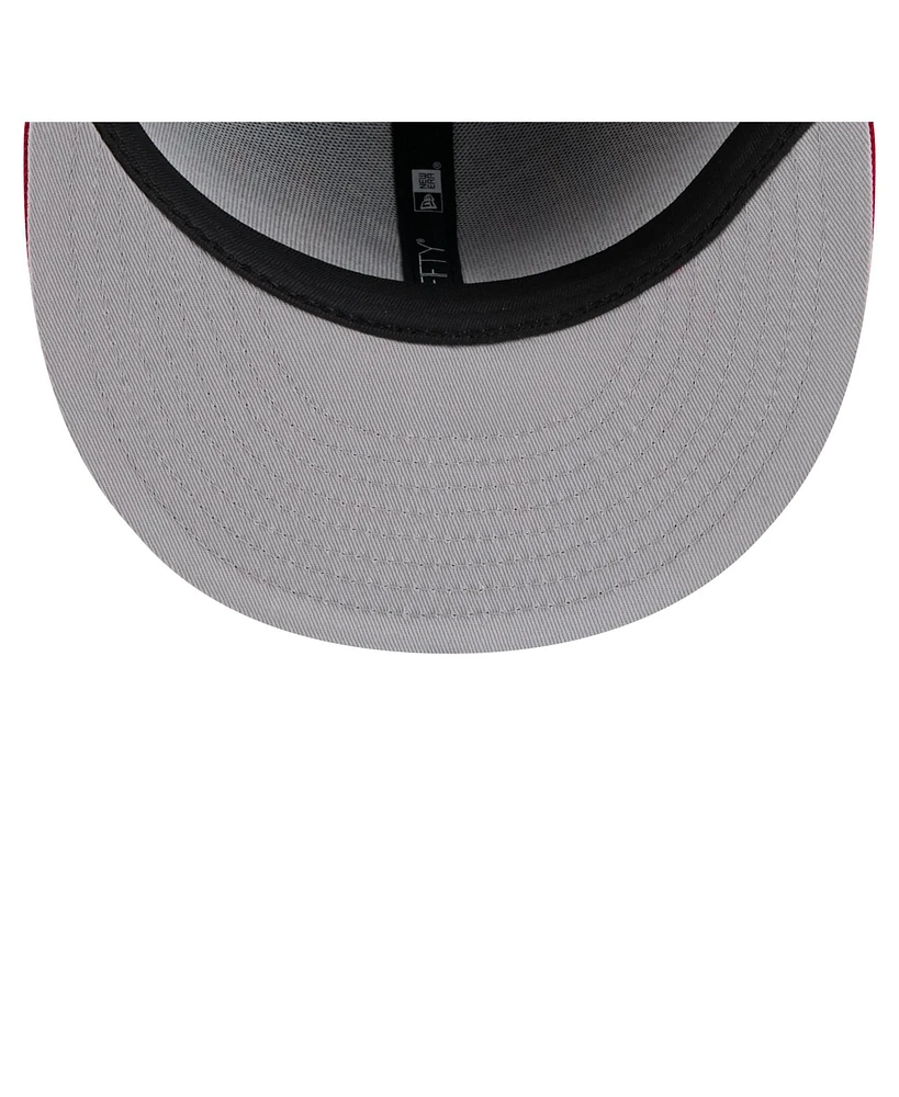 New Era Men's Navy/Red Atlanta Braves Retro Pattern 59FIFTY Fitted Hat