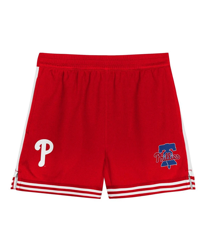 Outerstuff Preschool 2-Piece Red Philadelphia Phillies Hitter Infielder Set