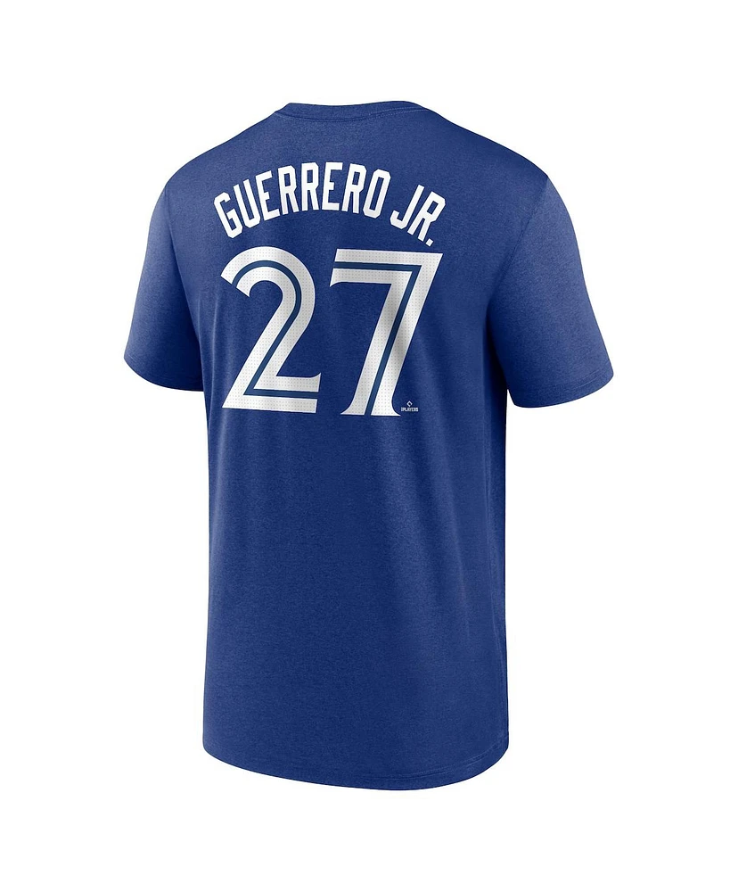 Nike Men's Vladimir Guerrero Jr. Royal Toronto Blue Jays Legend Name and Number Home T-Shirt