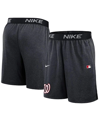 Nike Men's Navy Washington Nationals Authentic Collection Performance Knit Shorts