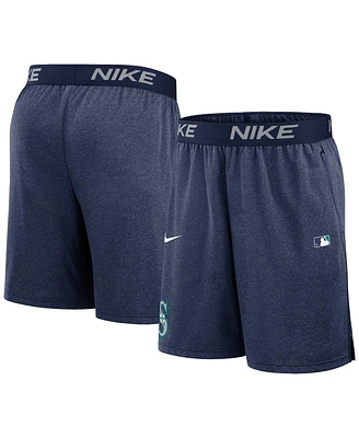 Nike Men's Navy Seattle Mariners Authentic Collection Performance Knit Shorts