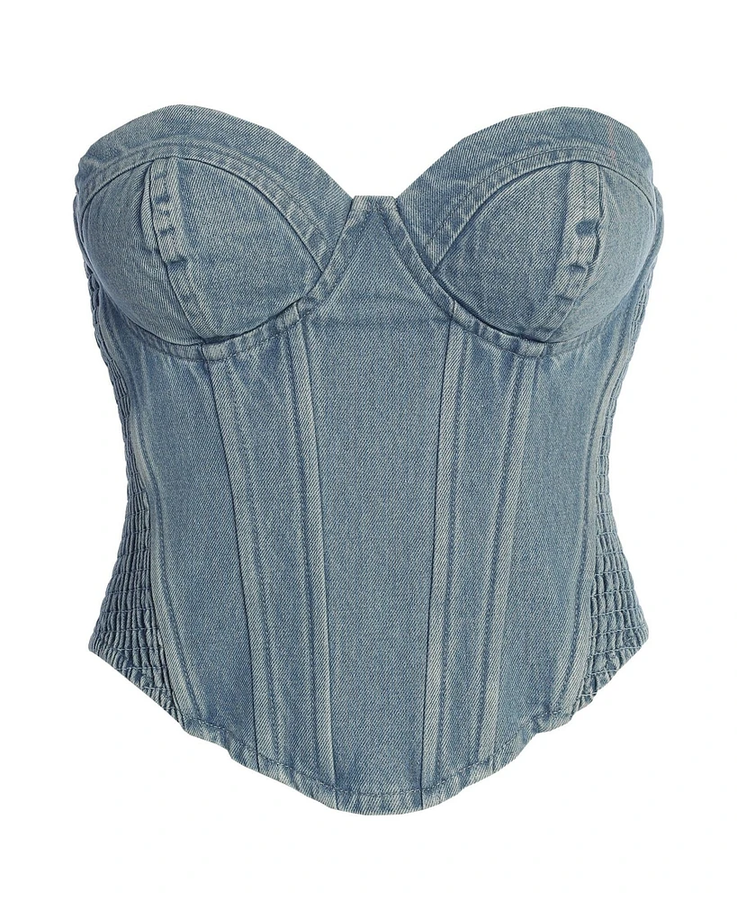 Denim Marsella Sweetheart Corset