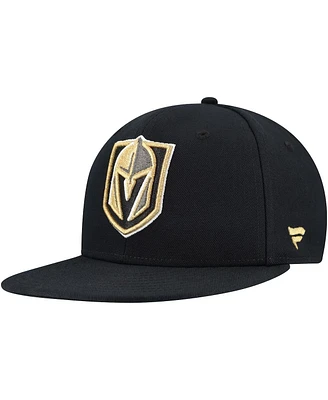 Fanatics Men's Black Vegas Golden Knights Core Fitted Hat