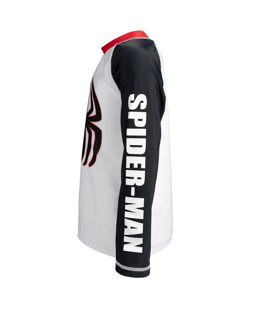 Avengers Toddler Boys Rash Guard Swim Shirt