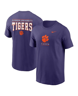 Nike Men's Purple Clemson Tigers 2-Hit T-Shirt