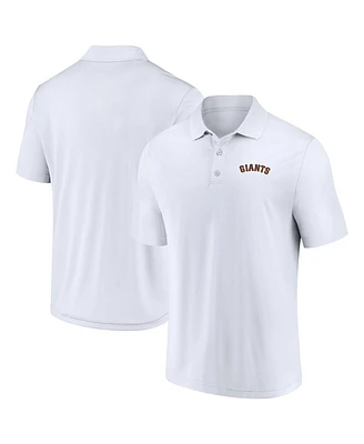 Fanatics Men's White San Francisco Giants Component Polo Shirt