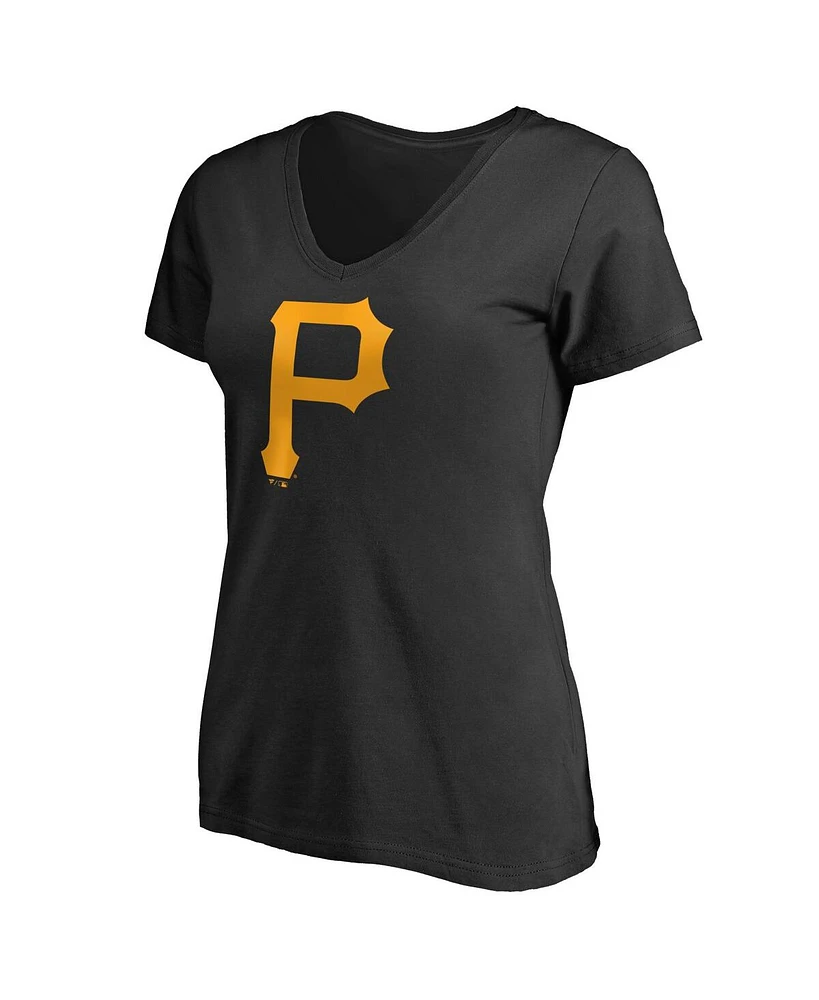 Fanatics Women's Black/Heather Gray Pittsburgh Pirates Short Long Sleeve T-Shirt Combo Pack