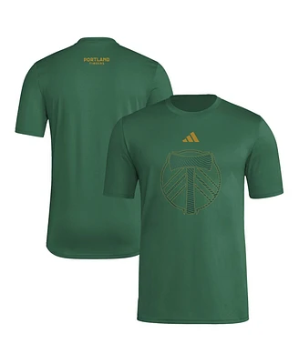 Adidas Men's Green Portland Timbers 2025 Jersey Hook Aeroready T-Shirt