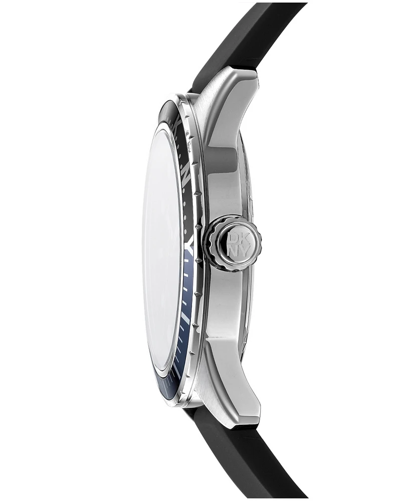 Dkny Men's Crosby Sport Silicone Strap Watch