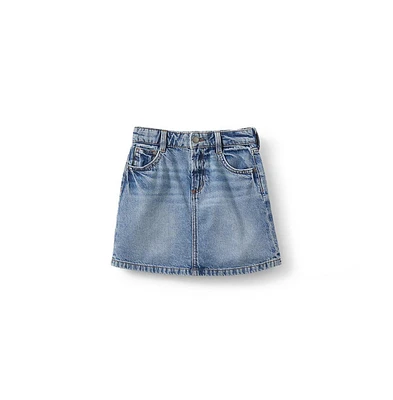 Cotton On Girls Little/Big Alayna Aline Denim Skirt