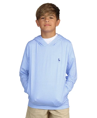 Tailorbyrd Boys Houndstooth Printed Performance Hoodie