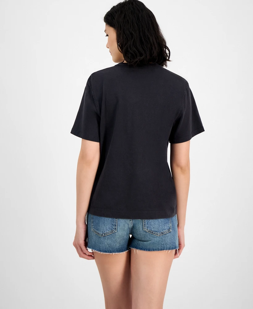 Guess Women's Palm Print Crewneck T-Shirt