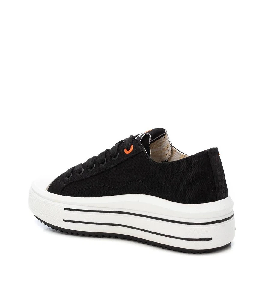 Women's Platform Canvas Sneakers Refresh By Xti
