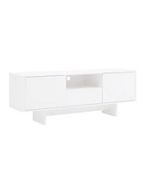 Manhattan Comfort 59" Wood Ella Modern 5-Shelf Tv Stand Fits TVs up to 55"
