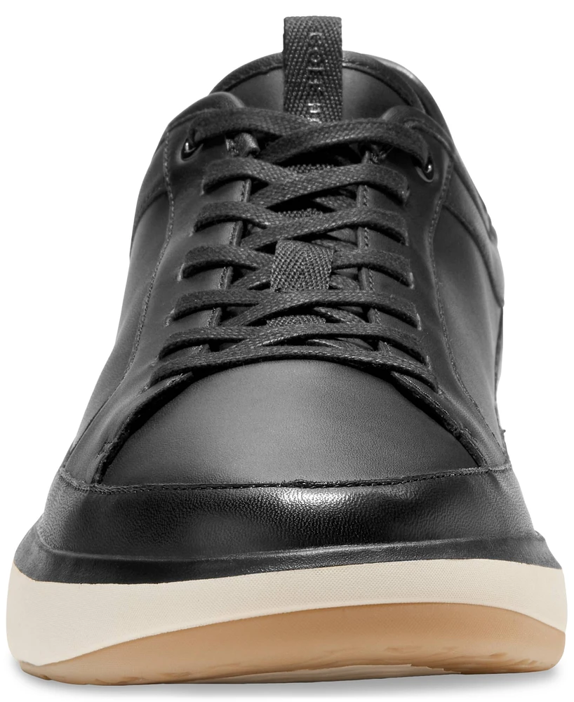 Cole Haan Men's GrandPrø All Day Leather Lace-Up Court Sneakers