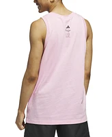 adidas Men's Triple Regular-Fit Cocktail Graphic Tank Top