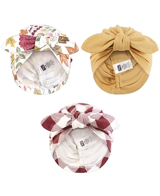 Hudson Baby Girls Turban Cotton Headwraps