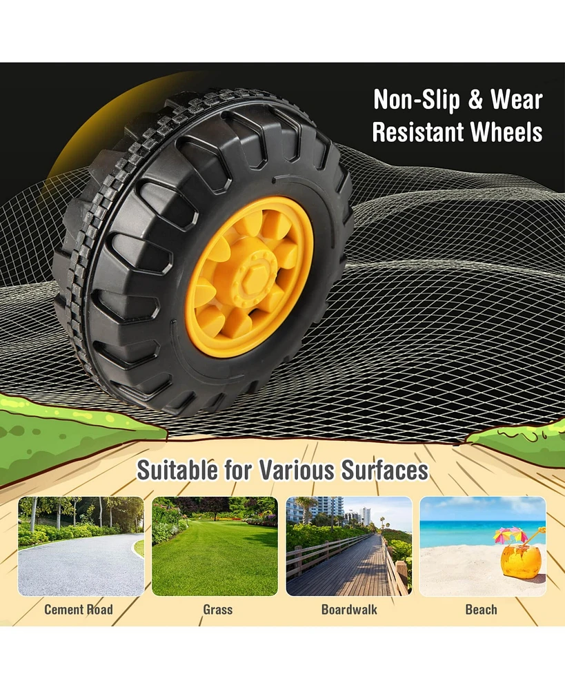 Kids Astm Certificated Ride On Bulldozer with Front Digger Shovel
