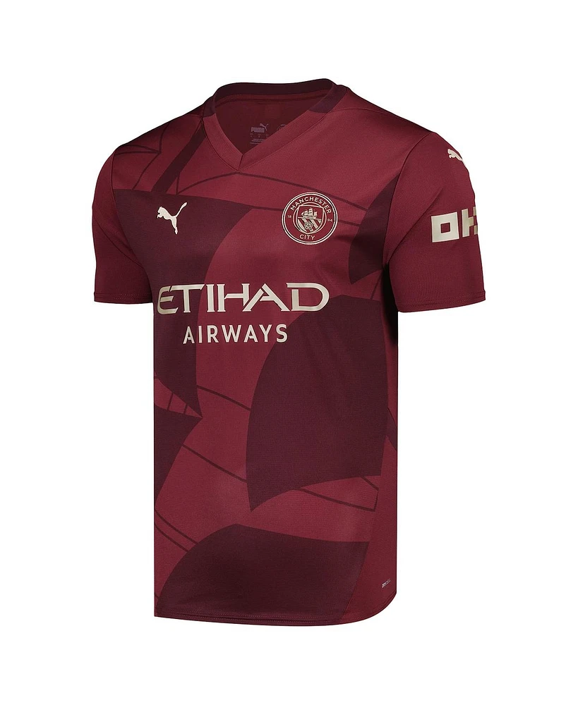 Puma Men's Kevin De Bruyne Burgundy Manchester City 2024/25 Third Replica Player Jersey