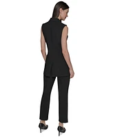 Karl Lagerfeld Paris Women's Double-Breasted Vest