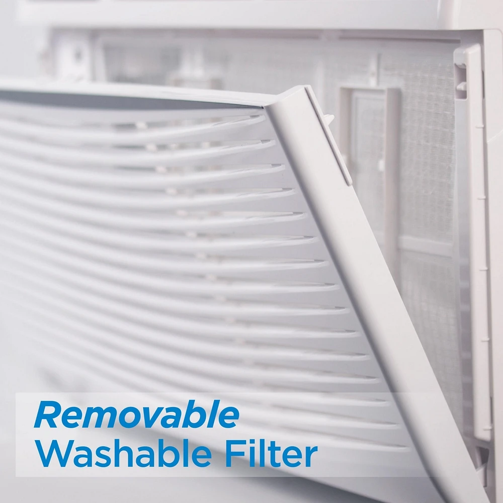 Black+Decker Window Air Conditioner 6,000 Btu, Ac Window Unit Cools Up to 250 Square Feet, Window Ac Unit with Remote Control, 3 Cooling Speeds and Fa