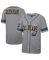 Colosseum Men's Gray Cal Bears Free Spirited Baseball Jersey