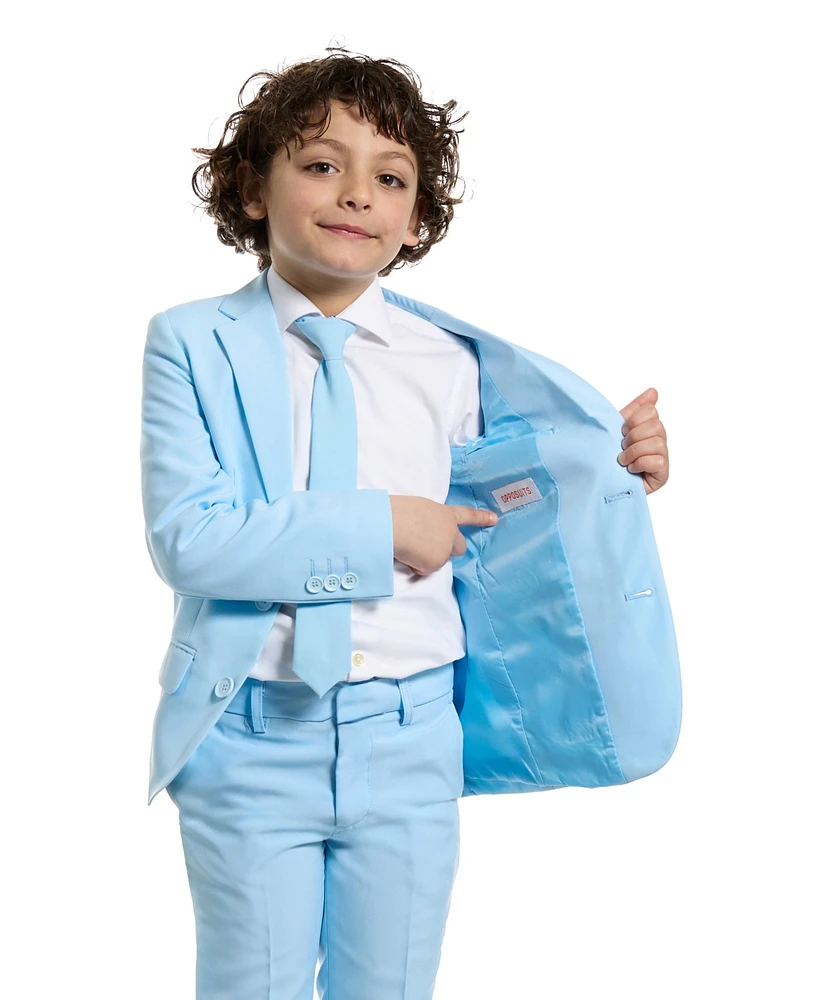 OppoSuits Toddler and Little Boys 3-Piece Cool Solid Suit Set
