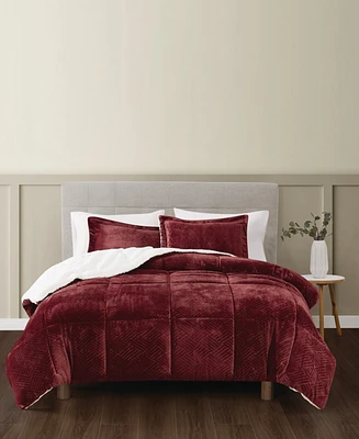 Truly Soft Basket Carved Softness -Pc. Comforter Set