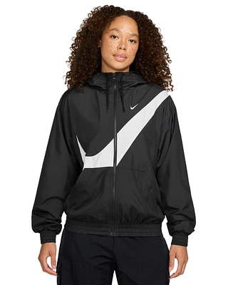 Nike Women's Loose Uv Protection Full-Zip Logo Jacket