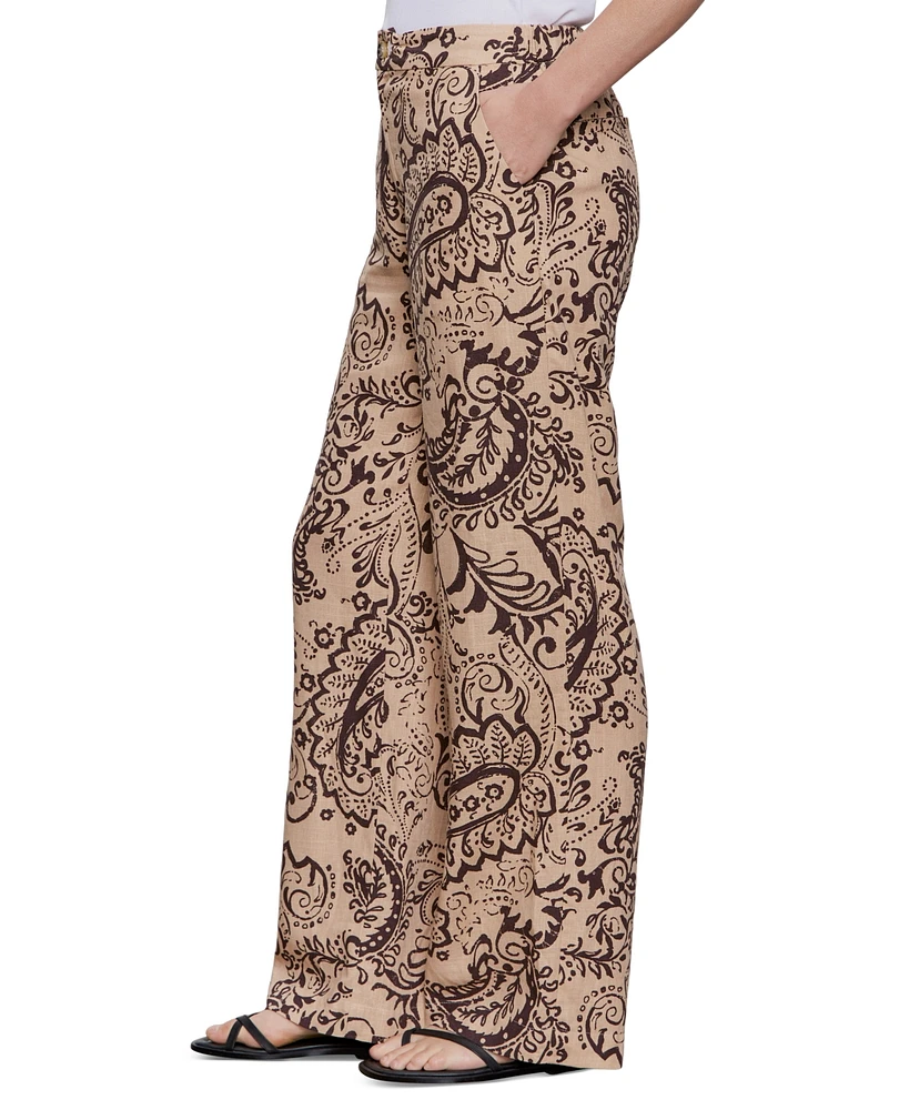 Sanctuary Women's The Soft Printed Wide-Leg Trousers